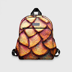 Детский рюкзак Чешуя дракона крупная, цвет: 3D-принт