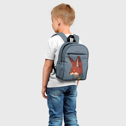 Детский рюкзак Замороченный лис / 3D-принт – фото 5