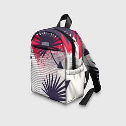 Детский рюкзак Треугольники и пальмы, цвет: 3D-принт — фото 2