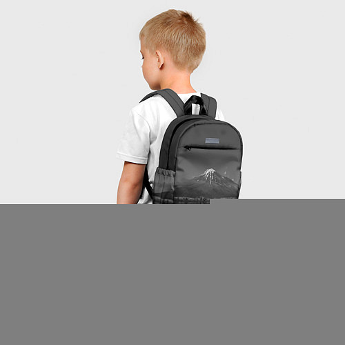 Детский рюкзак Тёмные горы и озеро / 3D-принт – фото 5