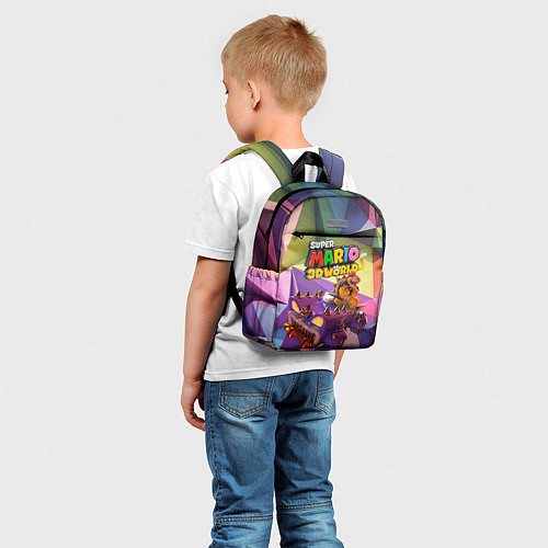Детский рюкзак Точило Боузера - Super Mario 3D World / 3D-принт – фото 5