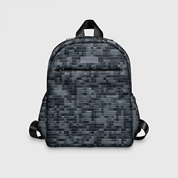 Детский рюкзак Пиксельный паттерн - минимализм, цвет: 3D-принт
