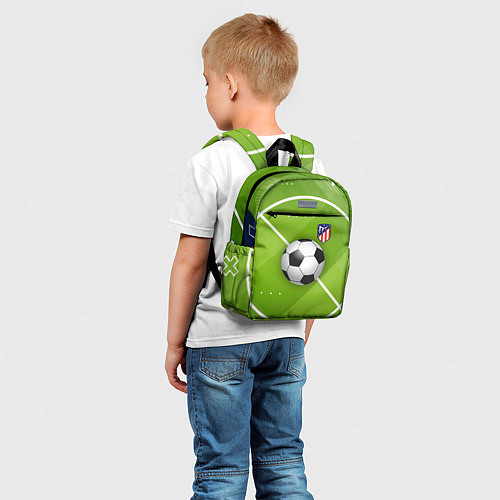 Детский рюкзак Atletico madrid Мяч / 3D-принт – фото 5