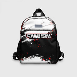 Детский рюкзак Samurai - cyberpunk 2077 - Белый краски, цвет: 3D-принт