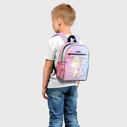 Детский рюкзак Жираф на лугу, цвет: 3D-принт — фото 2