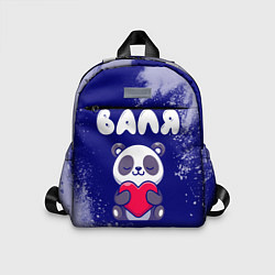 Детский рюкзак Валя панда с сердечком, цвет: 3D-принт