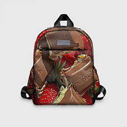 Детский рюкзак Клубника и шоколад Рошен, цвет: 3D-принт