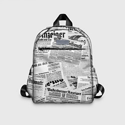 Детский рюкзак Газетный коллаж