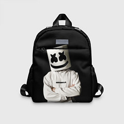 Детский рюкзак Marshmello на чёрном фоне