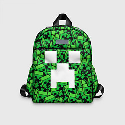 Детский рюкзак Головы криперов - Майнкрафт, цвет: 3D-принт