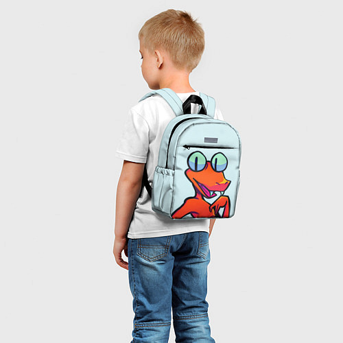 Детский рюкзак Оранжевый - Радужные друзья / 3D-принт – фото 5