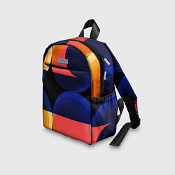 Детский рюкзак Абстрактные круги и полупрозрачные фигуры, цвет: 3D-принт — фото 2