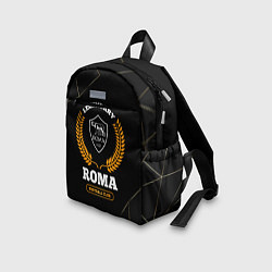 Детский рюкзак Лого Roma и надпись legendary football club на тем, цвет: 3D-принт — фото 2