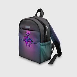 Детский рюкзак Stray logo neon, цвет: 3D-принт — фото 2