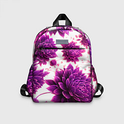 Детский рюкзак Яркие цветочные бутоны, цвет: 3D-принт