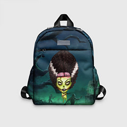 Детский рюкзак Афро девушка зомби, цвет: 3D-принт