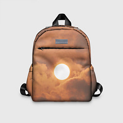Детский рюкзак Бронзовое солнце, цвет: 3D-принт