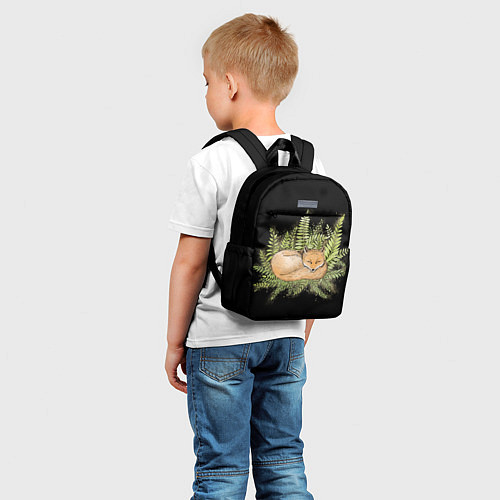 Детский рюкзак Спящий лисёнок / 3D-принт – фото 5