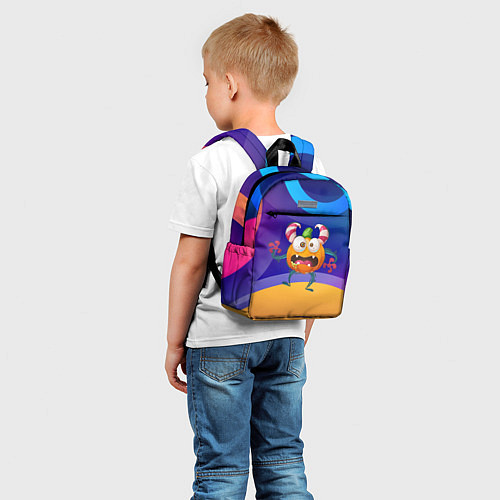 Детский рюкзак Веселая тыква / 3D-принт – фото 5
