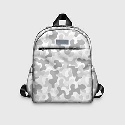 Детский рюкзак Камуфляж цифра светло-серый крупный