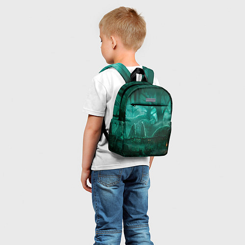 Детский рюкзак Причал у болота / 3D-принт – фото 5