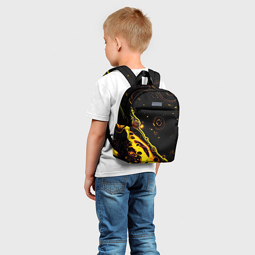 Детский рюкзак Золотая вода / 3D-принт – фото 5
