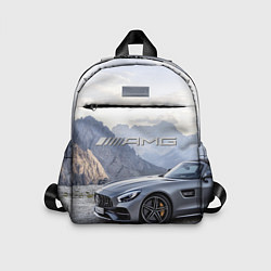 Детский рюкзак Mercedes AMG V8 Biturbo cabriolet - mountains