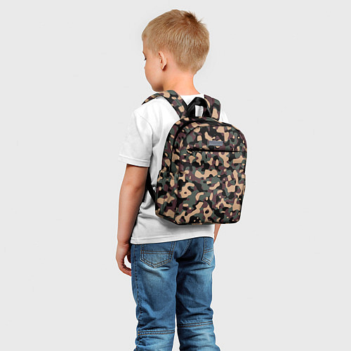 Детский рюкзак Камуфляж Woodland / 3D-принт – фото 5
