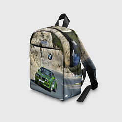 Детский рюкзак Зелёная бэха на горной дороге, цвет: 3D-принт — фото 2