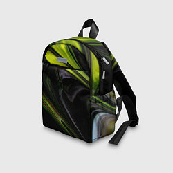 Детский рюкзак Зелёный песок в темноте, цвет: 3D-принт — фото 2