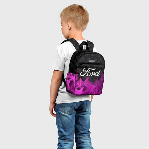 Детский рюкзак Ford pro racing: символ сверху / 3D-принт – фото 5