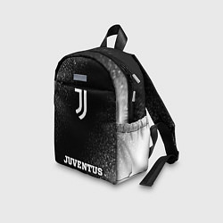Детский рюкзак Juventus sport на темном фоне: символ, надпись, цвет: 3D-принт — фото 2
