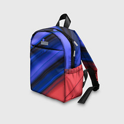 Детский рюкзак Синий и красный песок, цвет: 3D-принт — фото 2