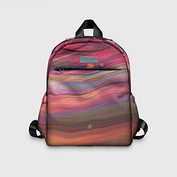 Детский рюкзак Розово-оранжевый абстрактный песок