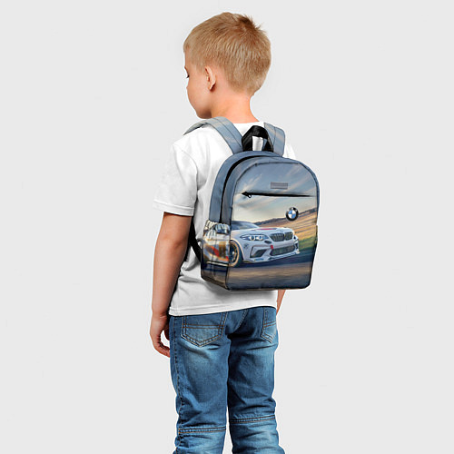 Детский рюкзак Мощная бэха на трассе / 3D-принт – фото 5