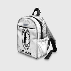 Детский рюкзак AC Milan с потертостями на светлом фоне, цвет: 3D-принт — фото 2