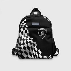 Детский рюкзак Lamborghini racing flag, цвет: 3D-принт