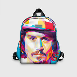 Детский рюкзак Джонни Депп портрет, цвет: 3D-принт