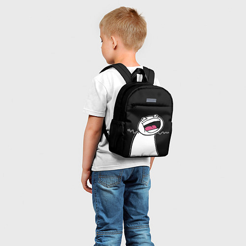 Детский рюкзак Йолло - Мемные стикеры / 3D-принт – фото 5
