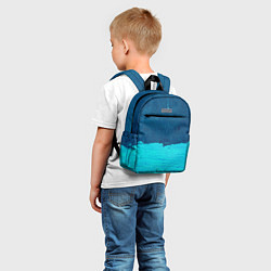 Детский рюкзак Цветной бетон, цвет: 3D-принт — фото 2