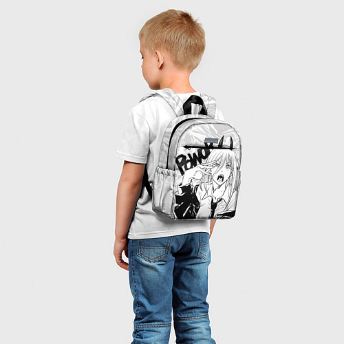 Детский рюкзак Пауэр - Человек-бензопила / 3D-принт – фото 5