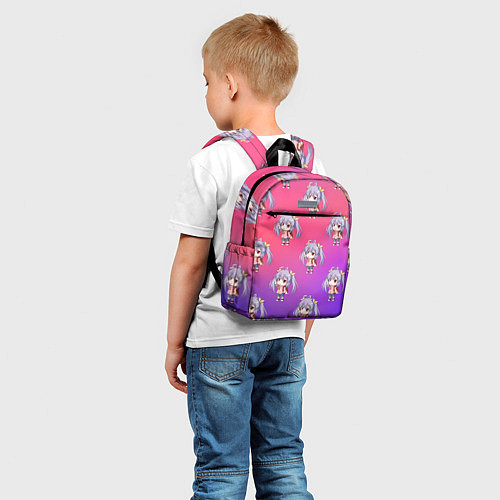 Детский рюкзак Узор с Рэнгэ - Деревенская глубинка / 3D-принт – фото 5