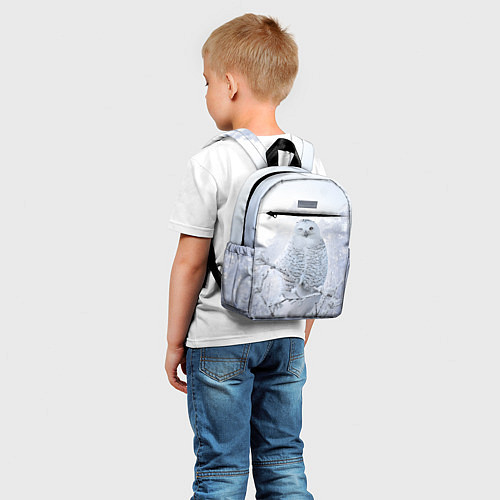 Детский рюкзак Сова белая подмигивает / 3D-принт – фото 5