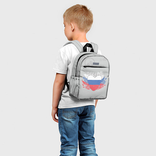 Детский рюкзак Россия сердце / 3D-принт – фото 5