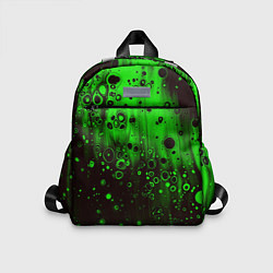 Детский рюкзак Зелёные краски и вода
