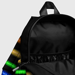 Детский рюкзак Zombie burgers - Pop Art, цвет: 3D-принт — фото 2