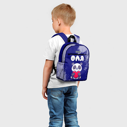 Детский рюкзак Оля панда с сердечком / 3D-принт – фото 5