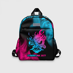 Детский рюкзак Cyberpunk 2077 - neon gradient
