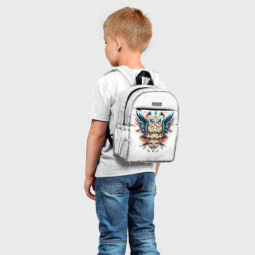 Детский рюкзак Маска шамана - ирезуми / 3D-принт – фото 5