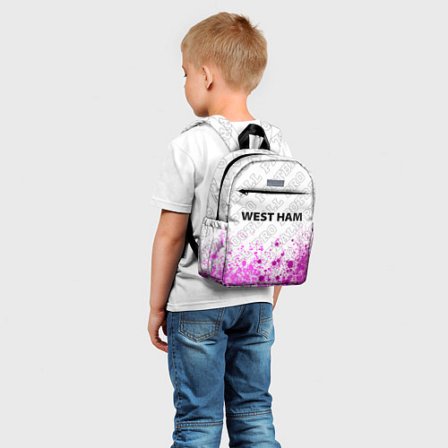 Детский рюкзак West Ham pro football: символ сверху / 3D-принт – фото 5